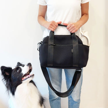 【おやつケースが付いてくる10月限定キャンペーン実施中】 犬のお散歩バッグ(ブラック)